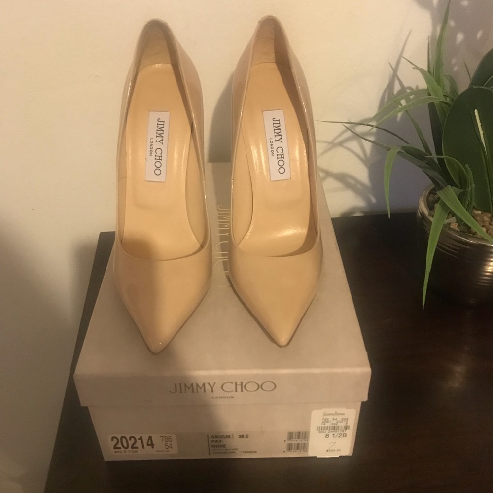 Authentic Jimmy Choo 38.5 Heel